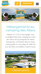 Mobile Screenshot of camping-des-abers.com